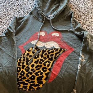 Free people rolling stones hoodie